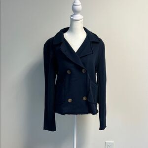 bishop + young Navy Cozy Pea Coat S